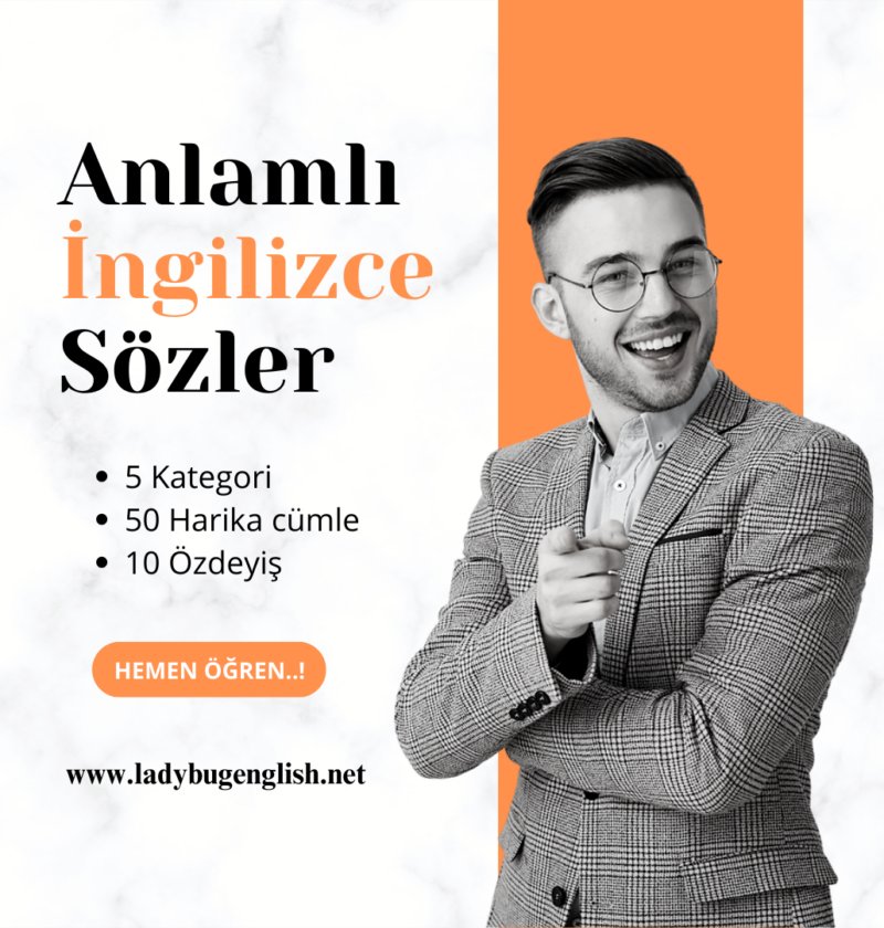 anlamlı ingilizce sözler