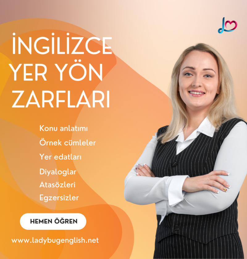 ingilizce yer yön zarfları