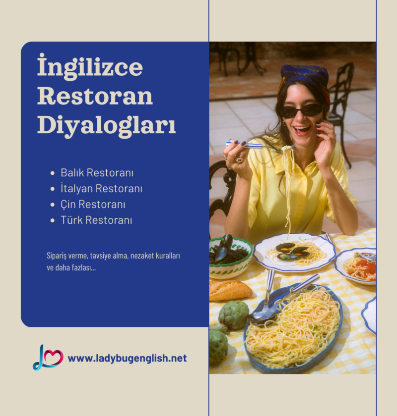 ingilizce restoran diyalogları