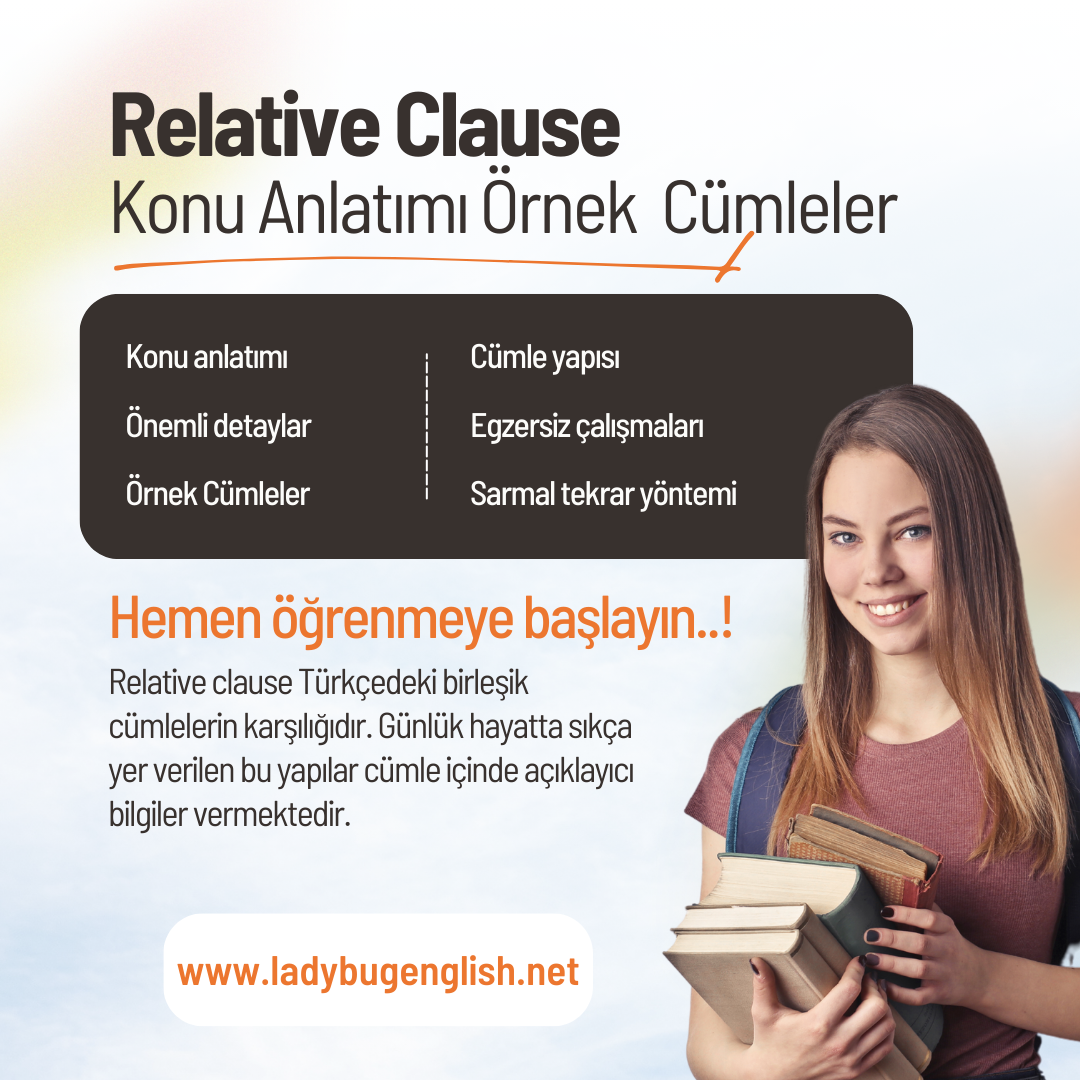 relative clause örnek cümleler