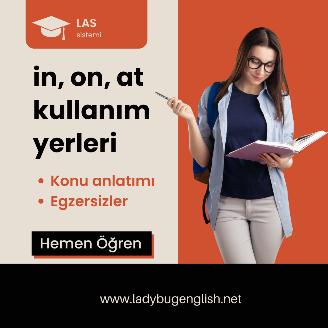 in on at kullanım yerleri