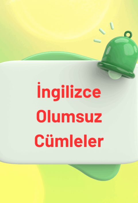İngilizce olumsuz cümleler