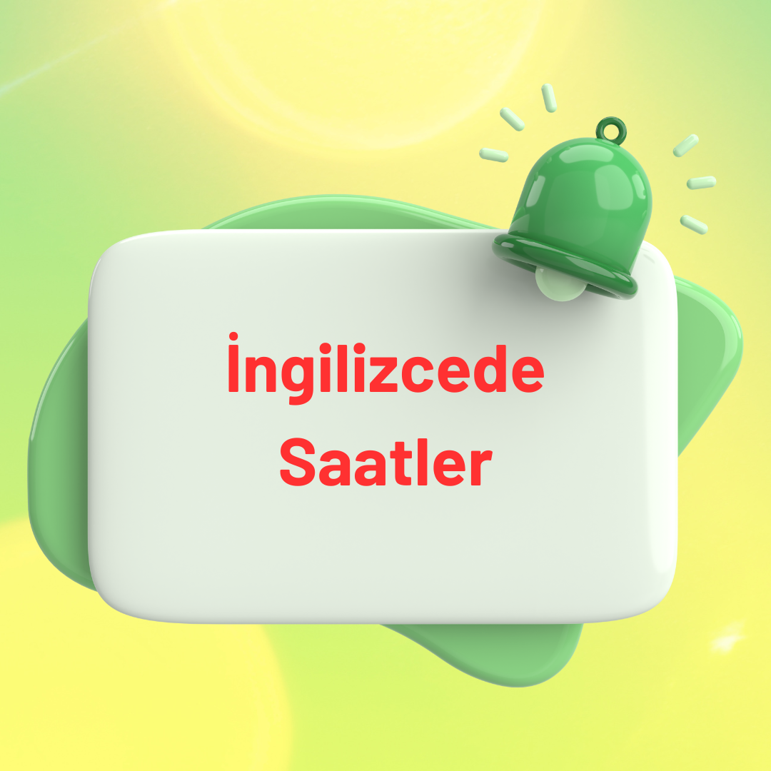 ingilizce saatler