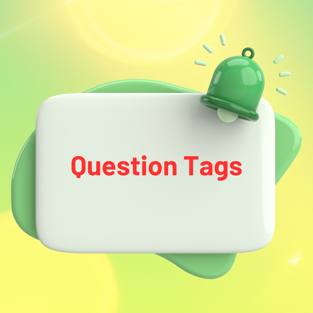 question tags ladybug english
