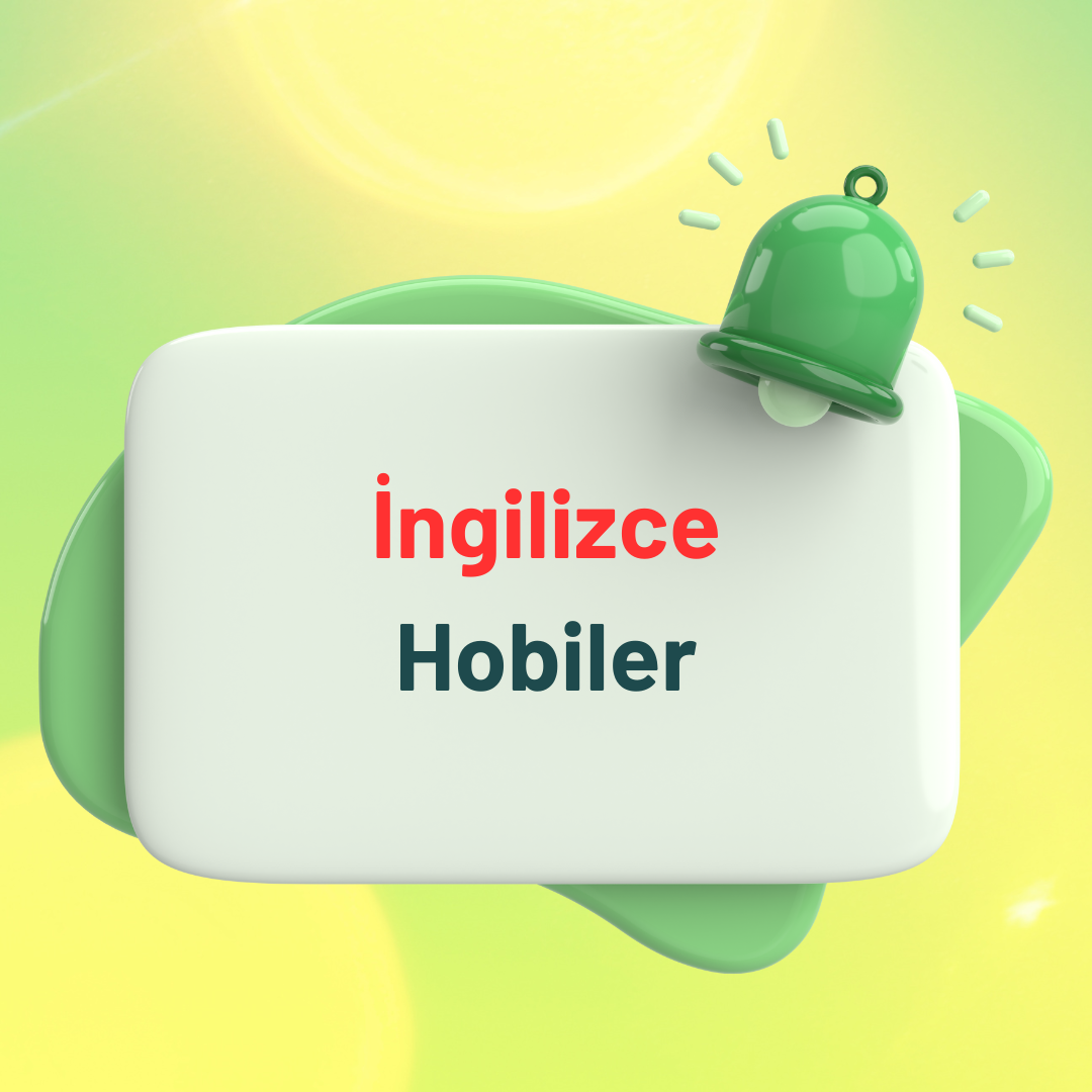 ingilizce hobiler