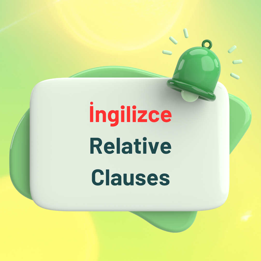 ingilizce relative clauses